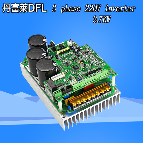 AC Frequency Regulator 220 V 1 to 3 Phase VFD 3.7KW Inverter Board  Motor Speed Control Converter 50HZ 60HZ ► Photo 1/6