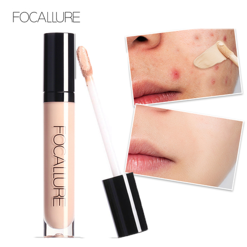 FOCALLURE Full Coverage Makeup Liquid Concealer Convenient Eye Concealer Cream Waterproof Make Up Base Face Cosmetic ► Photo 1/5