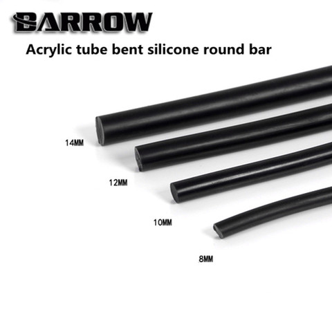 Barrow   cooled elbow High temperature resistant Fold-proof Silicone round rod Rubber strip  8-10-12-14mm GJSGW-10 ► Photo 1/1