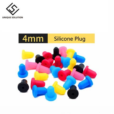 100pcs 4mm High elastic Refitting tool CISS ink cartridge Fixed printer accessories rubber seal silicone plug ► Photo 1/3