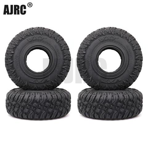 MJRC 1.9-inch 118mm rubber tires for Traxxas 1/10 rock track Redcat SCX10 II axial 90046 90047 trx-4 RC4WD d90 d110 TF2 RC car ► Photo 1/6
