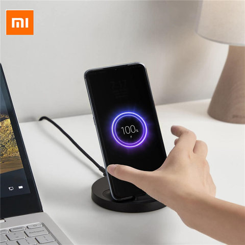 Xiaomi Vertical Wireless Charger 20W/55W Max Flash Charging Qi Compatible Multiple Safe Stand Horizontal for Mi 9 (20W) MIX 2S ► Photo 1/6