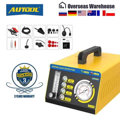 AUTOOL SDT208 Car Smoke Leak Detector EVAP System Tester for Turbochanged Vacuum Exhaust Cooling System Pipeline Leakage Tester ► Photo 1/6