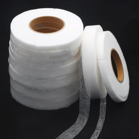 70yards White Double Faced Adhesive Fabric Tape Patchwork Interlinings Iron On Melt Omentum DIY Cloth Garment Sewing Accessories ► Photo 1/6