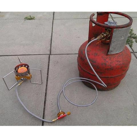 Outdoor Camping Stove Use Household LPG Cylinder Gas Tank Conversion Head AdaPter ► Photo 1/6