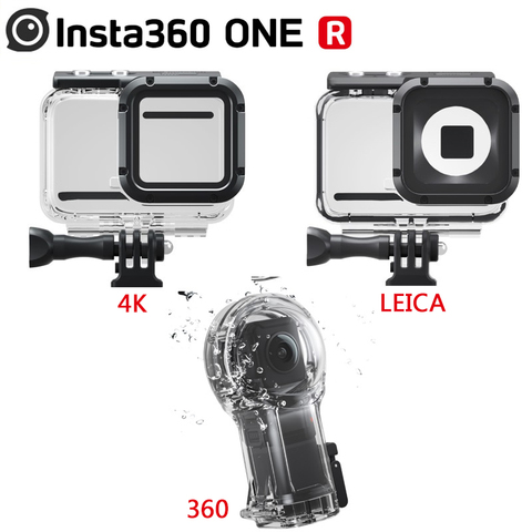 Insta360 ONE R Dive Case for 4K 360 Mod LEICA Lens Twin Edition Camera 60m Waterproof Housing Cover for Insta 360 Accessories ► Photo 1/6