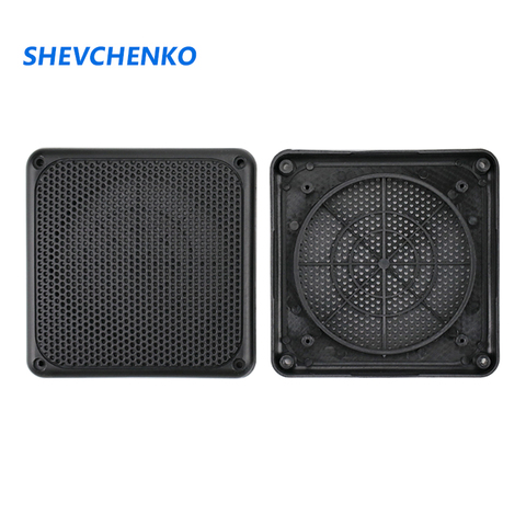 SHEVCHENKO 4 Inch Car Square Speaker Grilles Protective Mesh Cover PP Plastic For Car Speaker Net Cover 119*119MM 2pcs ► Photo 1/6