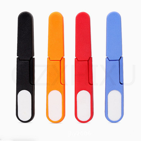 1Pcs Fishing Scissors Stainless Steel Trimmer Cross-stitch Clipper Snip Thread Cutter With Cover Sewing Scissors Accessory Tools ► Photo 1/6