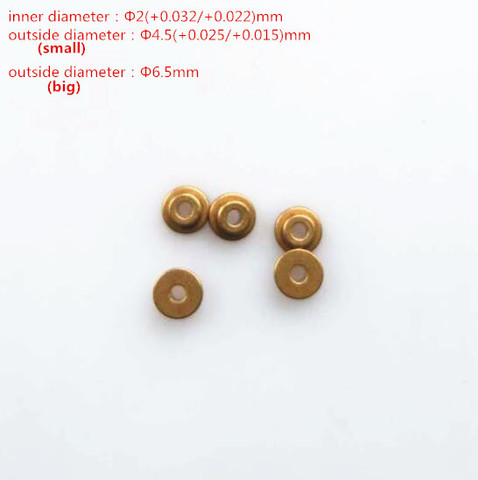 10pcs/lot double desk Copper base small bearing metallurgical parts Powder Metallurgy oil mini bearing copper sleeve ► Photo 1/2