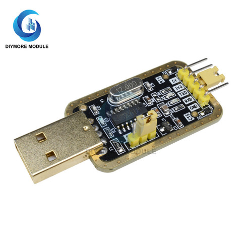 CH340G Module USB to TTL Converter Adapter UART Board Serial Port 3.3V 5V With Power Light For Arduino ► Photo 1/6