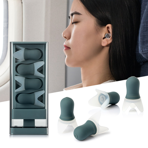 Ear Plugs Noise Cancelling Sound Blocking Earplug Noise Reduction Reusable with Case for Sleeping Snoring Shooting Swimming ► Photo 1/6