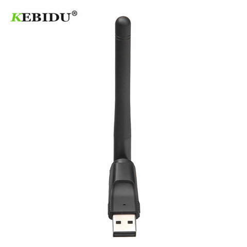 KEBIDU Mini USB Wifi Adapter 150Mbps 2dB WiFi Dongle MT-7601 Wi-fi Receiver Wireless Network Card 802.11b/n/g Antenna wi fi ► Photo 1/6