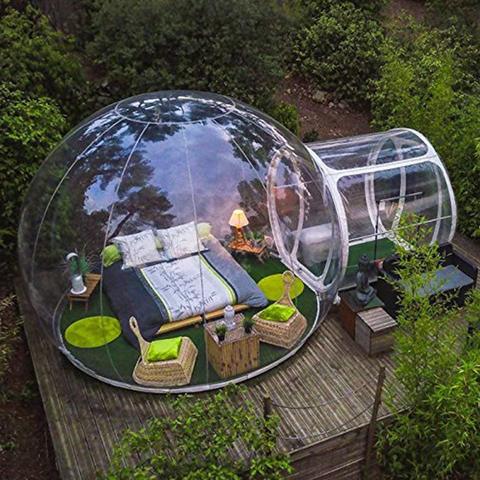 Free Shipping Free Fan Inflatable Bubble House 3M/4M/5M Dia Outdoor Bubble Tent For Camping PVC Bubble Tree Tent/Igloo Tent Hot ► Photo 1/6