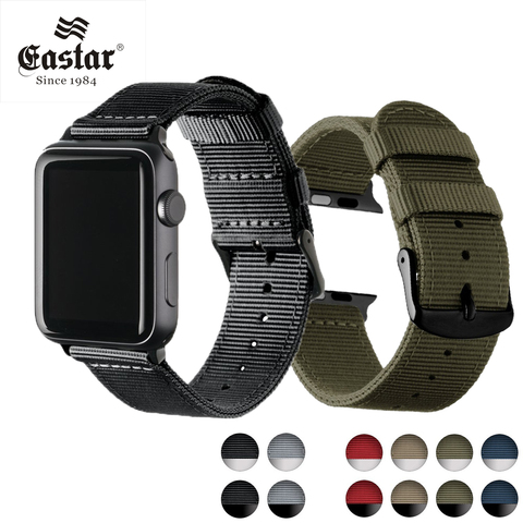 Lightweight Breathable waterproof Nylon strap for apple watch 6 5 SE band 42mm 38mm for iWatch 40/44mm serise 4 3 2 1 watchband ► Photo 1/6