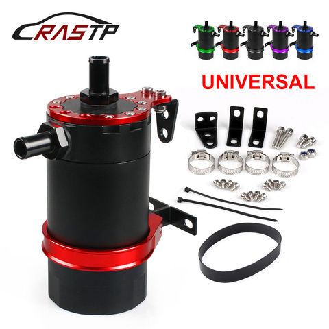 RASTP-1 Set Car Aluminum Alloy Racing Reservior Oil Catch Can Tank Automobile Accessories RS-OCC020 ► Photo 1/1