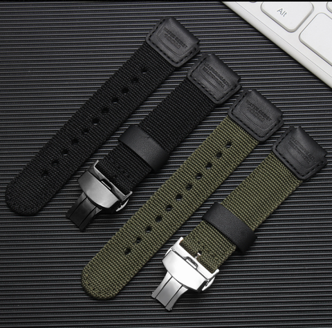 BRETA canvas 18mm watch strap  for casio AE-1200WH-1B/SGW-300H/400/500H  AQ-S810w     AQ  S800W   nylon watchband 16mm ► Photo 1/6