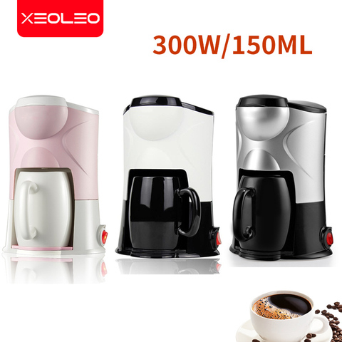 Xeoleo Mini drip Coffee maker Single Cup Espresso Coffee machine Tea/Coffee breawing machine Espresso maker Hourglass coffee ► Photo 1/6