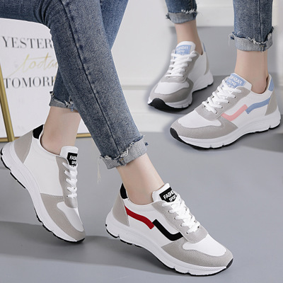 2022 New Fashion Women's Comfortable Sports Shoes Spring Breathable Shoes Women's Casual Shoes Breathable Light Flat Shoes ► Photo 1/6