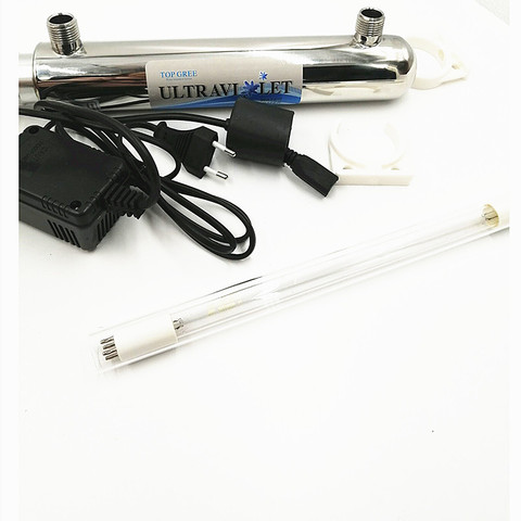 220V 12W UV Water Sterilizer Ultraviolet Tube Lamp Direct Drink Water Disinfection Filter Aquarium Fish Tank Purifier ► Photo 1/5