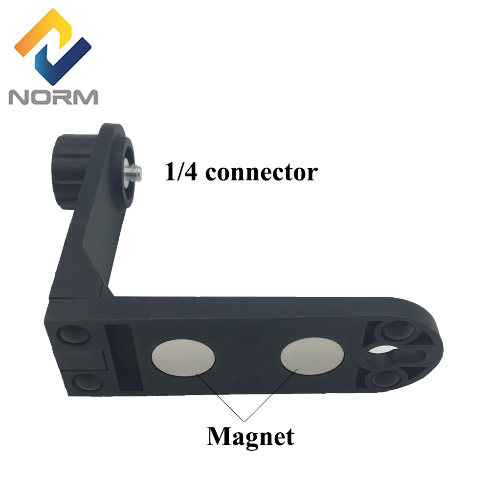 Magnetic L Bracket for 2 line Laser Level 360 Degree Rotating With 1/4' Thread 