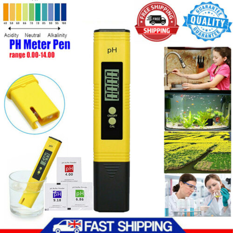 PH Meter 0.01 PH High Precision Water Quality Tester with 0-14 PH Measurement Range, Suitable for Aquarium, Swimming Pool ► Photo 1/6