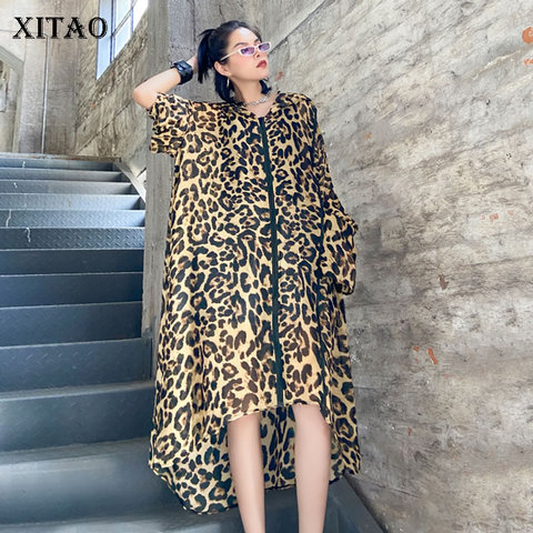 XITAO Thin Plus Size Blouse Fashion New Women Irregular Full Sleeve Goddess Fan 2022 Summer Hooded Collar Casual Shirt ZP1226 ► Photo 1/6