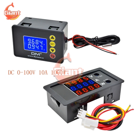 DC 0-100V 10A 1000W LED Display Voltage Current Power Tester Meter Volt Detector Monitor Digital Voltmeter Ammeter Wattmeter 5V ► Photo 1/6