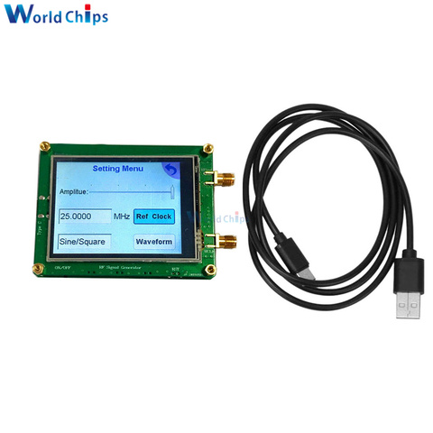 35-4400M ADF4350 ADF4351 RF Signal Source Generator Wave/ Point Frequency Waveform Touch Screen LCD Display Control ► Photo 1/5