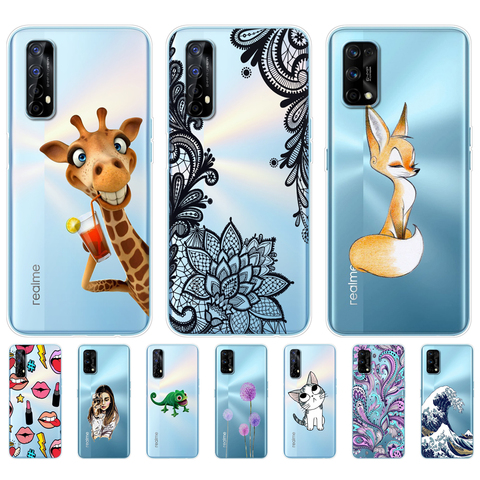 For Realme 7 Case For OPPO Realme 7 Pro Cover Shockproof Soft Silicon TPU Phone Back For Realme7 7Pro Bumper Coque Capa Funda ► Photo 1/6