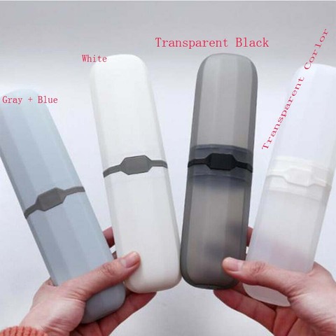 Travel Portable Toothbrush Toothpaste Holder Storage Box Case Pencil Container Cup Bathroom Accessories Outdoor Hiking Camping ► Photo 1/6