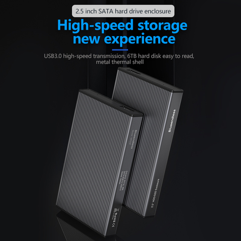 Blueendless Aluminum Case HD 2.5 Usb 3.0 HDD Case Hard Disks HD Externo 3.0 for PC Accessories Laptop External Hard Drive ► Photo 1/6