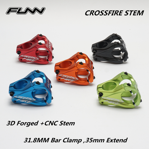 FUNN NEW CROSSFIRE  MTB Mountain Bike ENDURO AM Dirt Jump Bicycle Stem Bar Clamp 31.8MM 35MM 28.6 Steer Size 35MM EXTEND ► Photo 1/6