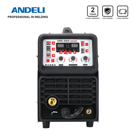 ANDELI Smart Synergic Welder MIG-350 Double Voltage Multifunctional MIG Welding Machine MIG TIG MMA 3 in 1 MIG Welder ► Photo 1/1