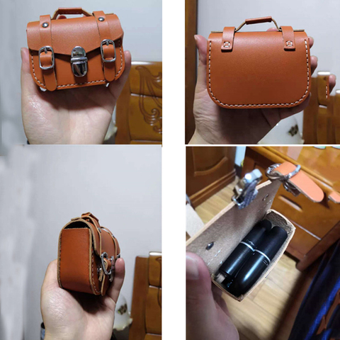 DIY leather craft mini handbag headphone cosmetic bag die cutting knife mold metal hollowed punch set tool ► Photo 1/2