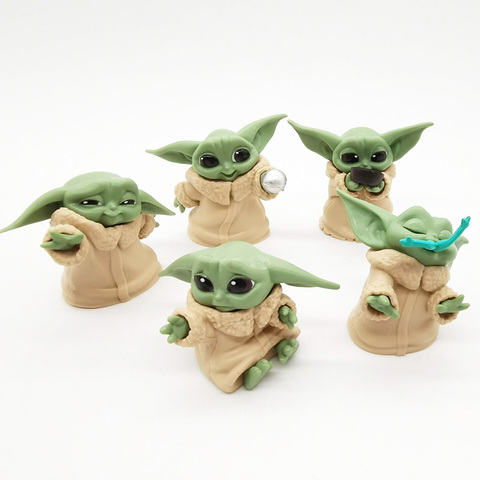 Cute Baby Yoda Action Figure Toys Mini, What Is Baby Yoda S Bed Called