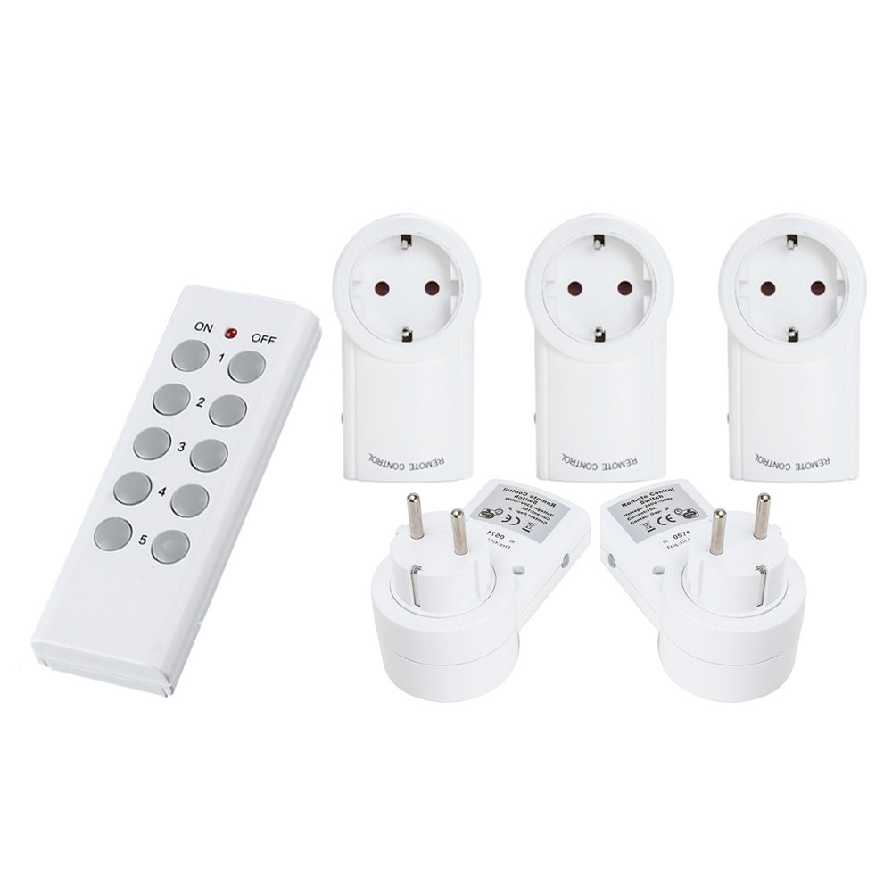 Wireless Smart Remote Control Power Outlet Light Switch Plug Socket 433.92 MHz 