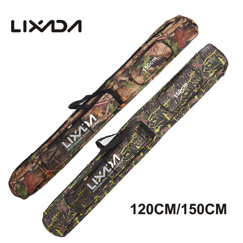 Lixada Fishing Bag Multi-Purpose Thicken Canvas Waterproof Durable Case Fishing Rod Bag Fishing Tackle Bag 120/150cm Pesca ► Photo 1/6