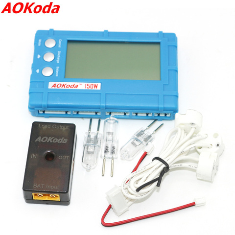 AOKoda 150W 3 in 1 RC 2s-6s Lipo Li-Fe Battery Balancer LCD+Voltage Meter Tester+Discharger ► Photo 1/5