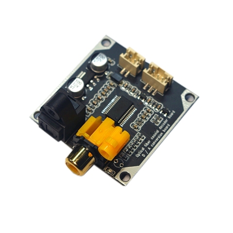 DAC Digital Audio Decoder 24bit 192khz Optical Fiber Coaxial Digital Signal Input Stereo  Output Decod board ► Photo 1/5