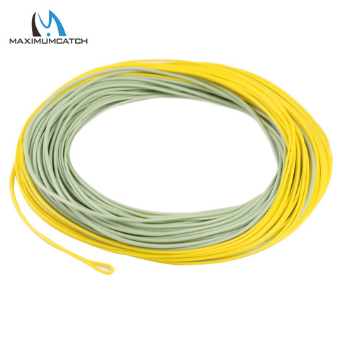Maximumcatch 100 FT Smooth Casting  Fly Fishing Line 2wt-9wt Weight Forward Floating Fly Line With Exposed Loop Fly Line ► Photo 1/6