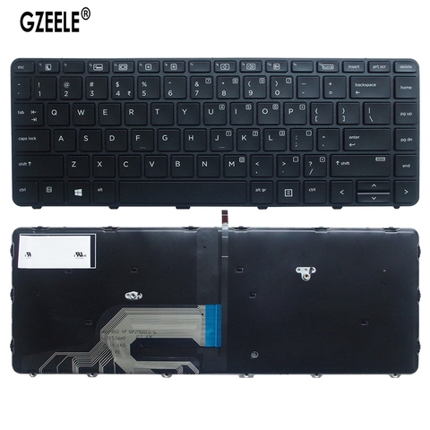 Backlit Laptop Keyboard For HP for Probook 430 G3 440 G3 430 G4 440 G4 US Keyboard Frame Backlight with pointing stick ► Photo 1/5