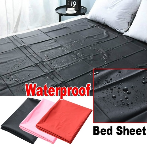 New SPA Waterproof Sheet PVC Plastic Adult Sex Bed Sheets Hypoallergenic Mattress Cover Bedding Sheets 3 Sizes 3 Colors ► Photo 1/6