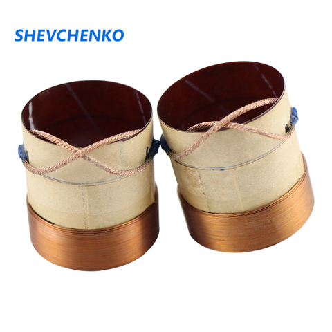 SHEVCHENKO 38.5mm 8Ohm Bass Voice Coil 4-Layer Rround Copper Wire Coil Speaker Accessories Fiberglass Material 2pcs ► Photo 1/6