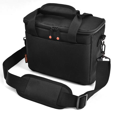 FOSOTO Camera Bag Fashion Shoulder Bag Waterproof Camera Case Photo Bags For Nikon Canon Sony DSLR Camera And Lens ► Photo 1/6