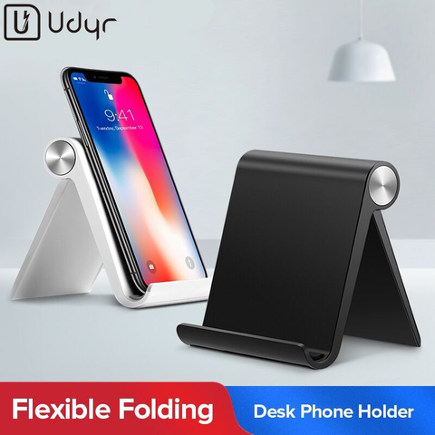 Phone Holder Stand for iPhone 11 Xs Max Foldable Mobile Phone Stand for Samsung S9 S8 S10 redmi note 8 Tablet Stand Desk Mount ► Photo 1/6