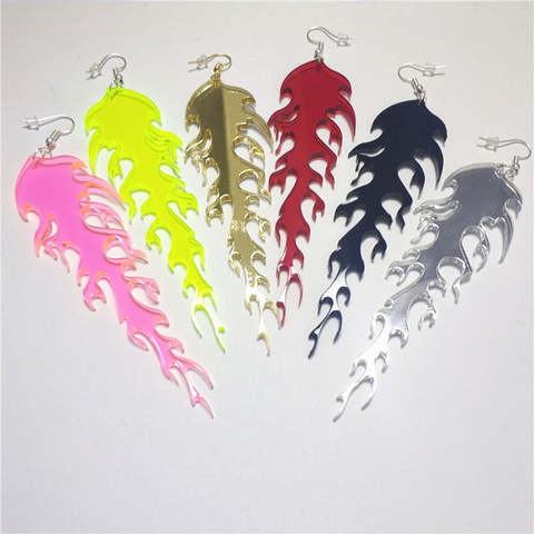 Acrylic Earring Accessories, Fashion Neon Accessories