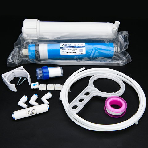 Free Shipping 100gpd VORM RO Membrane + 1812 RO Membrane Housing + Reverse Osmosis Water Filter System Parts ► Photo 1/6