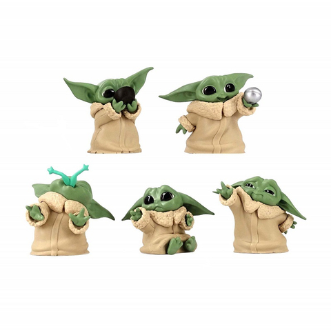 Disney Yoda Baby The Mandalorian Baby Yoda Action Figure Kid Toy Mini Yoda Baby Figure Action Toys Hot Movie Star Wars Yoda Gift ► Photo 1/6