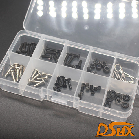 HSP 94123 94111 and other commonly used pieces of screw box package contains m3 m4 shell buckle Easy to wear screw set  02055 ► Photo 1/1