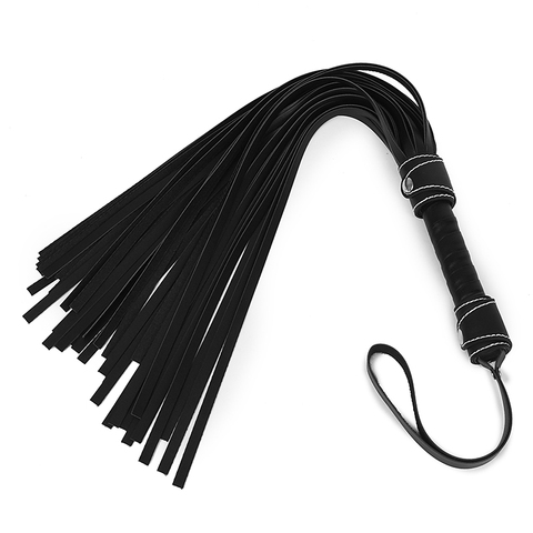 Bondage Flogger Flirting Black Leather Whip Bdsm Spanking Flogger Tassel Bondage Restraints Sex Toys For Couples Adult Games ► Photo 1/6